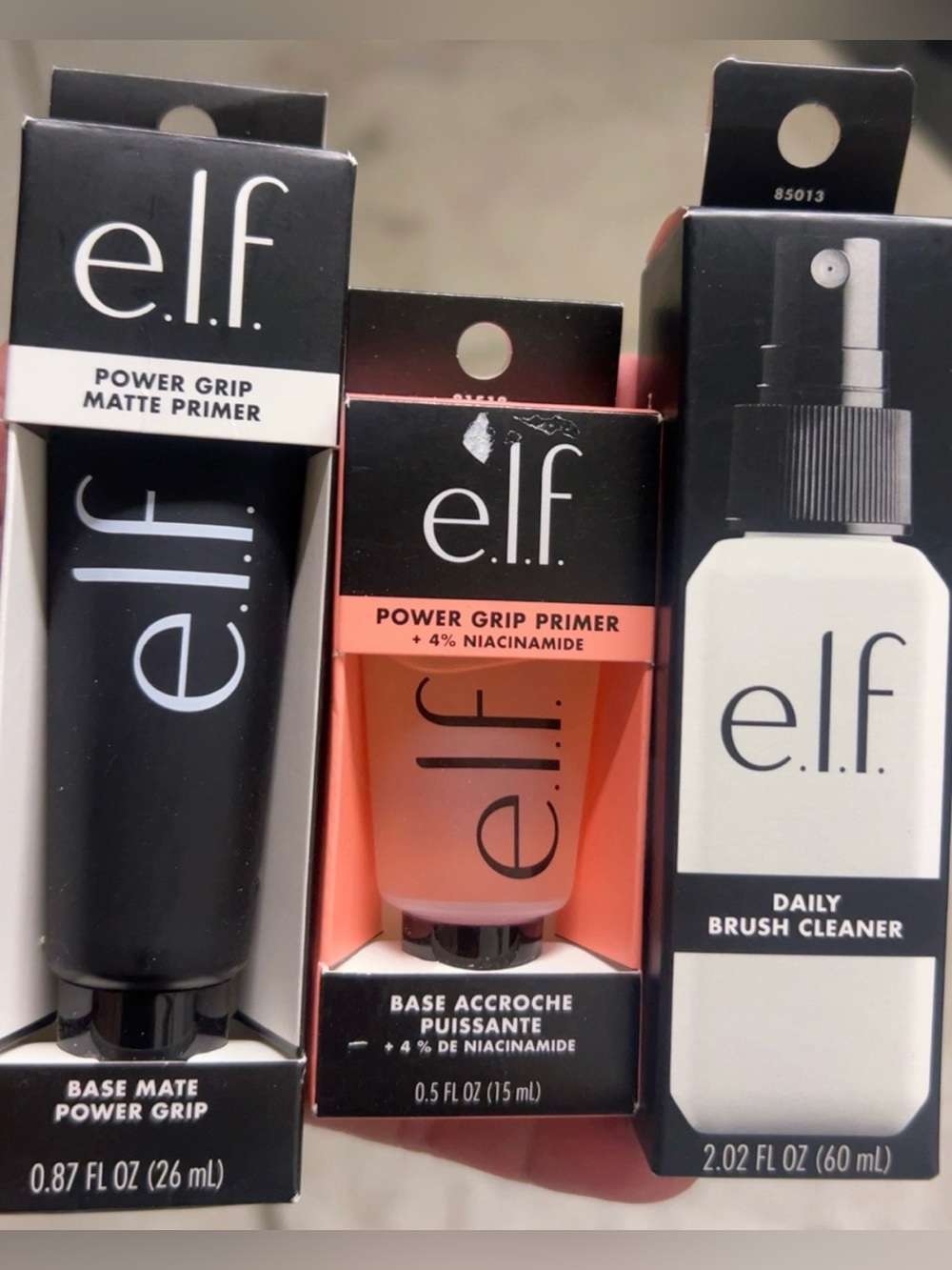e.l.f. X2 Power Grip Primer Daily and Brush Cleaner bundle